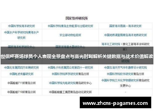 世俱杯赛场球员个人表现全景盘点与高光时刻解析关键数据与战术价值解读